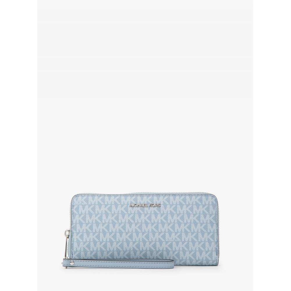

КОШЕЛЕК MICHAEL KORS JET SET TRAVEL CONTINENTAL БОЛЬШОЙ MK SIGNATURE 35S4STVE7B1376 БЛЕДНО-СИНИЙ F