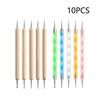 10-Piece Cross-Border Pottery & Clay Tool Set: Silicone Dotting Pens & Indentation Tools