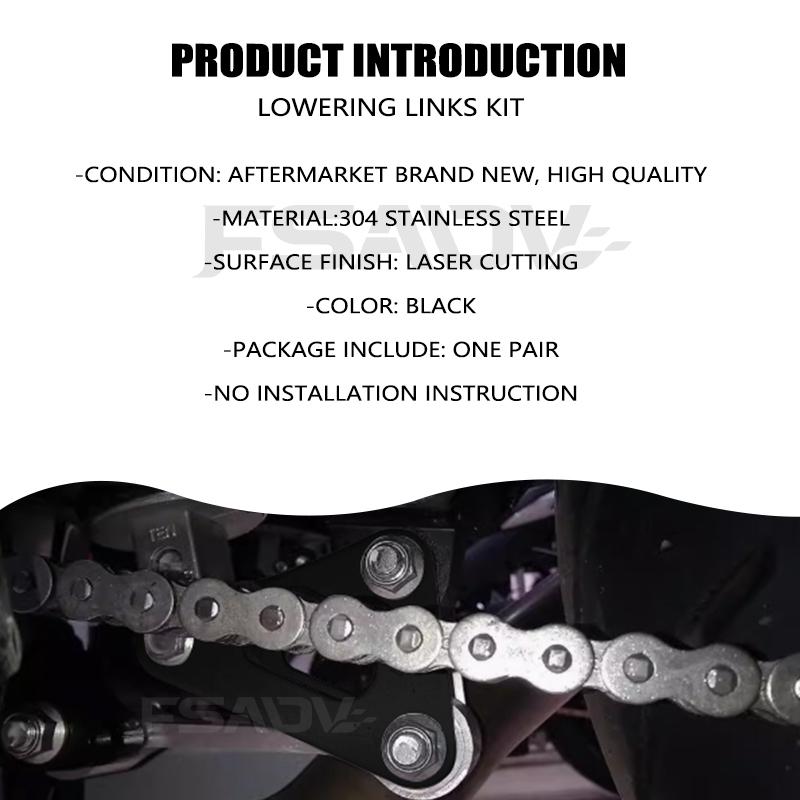 Motorcycle Rear Suspension Linkage Lowering Links Fit For SUZUKI V-STROM DL1050 DL1050XT 1050 XT DL 1050XT 2020 2021 2022 2023