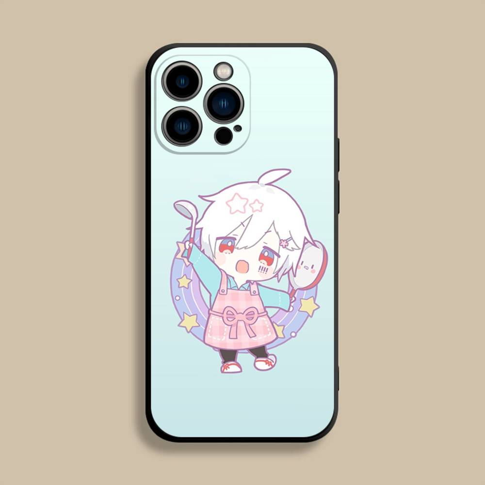 Singer M-Mafumafu Phone Case For iPhone 17,16,15,14,13,12,Pro,Max,Plus,E,SE4,Air,Mini Black Soft Cover