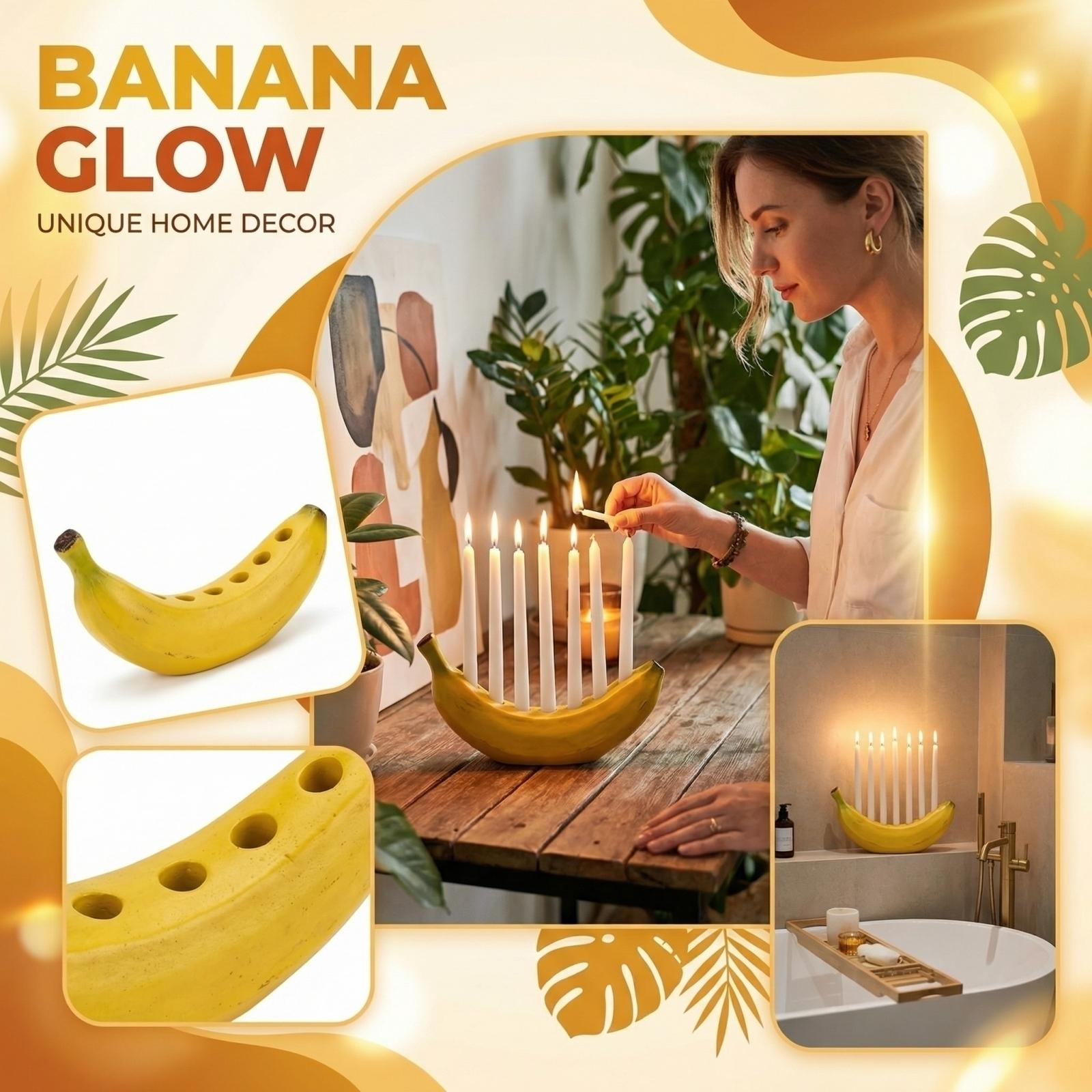 

Novel Resin Banana Candlestick – Fun Candlestick – Unique Banana-themed Candlestick For Candlestick Or Candle Lovers. one size белый