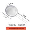 Stainless Steel Rice and Vegetable Washing Sieve with Draining Basket