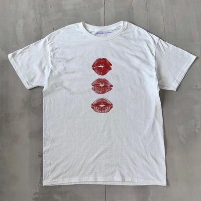 3 Kisses Classic Unisex Tee, Heavy Cotton Graphic T-Shirt and Kids Tshirt, Iconic Slogan