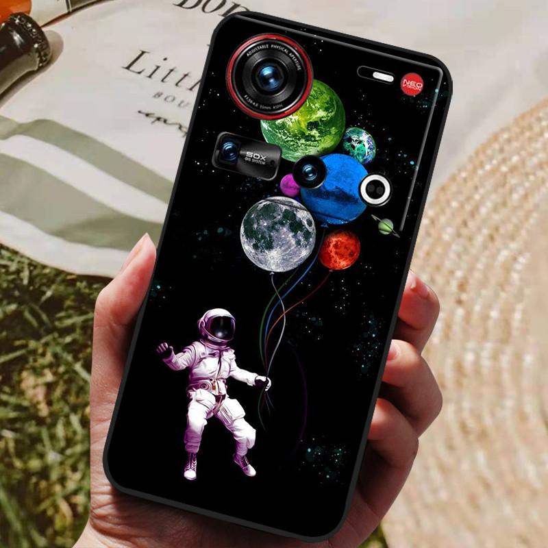 Pro pouzdro ZTE Nubia Z70 Ultra 5G 6,85'' Černé silikonové TPU měkký kryt telefonu pro Nubia Z70 Ultra Ochranné zadní kryty Z 70 Ultra