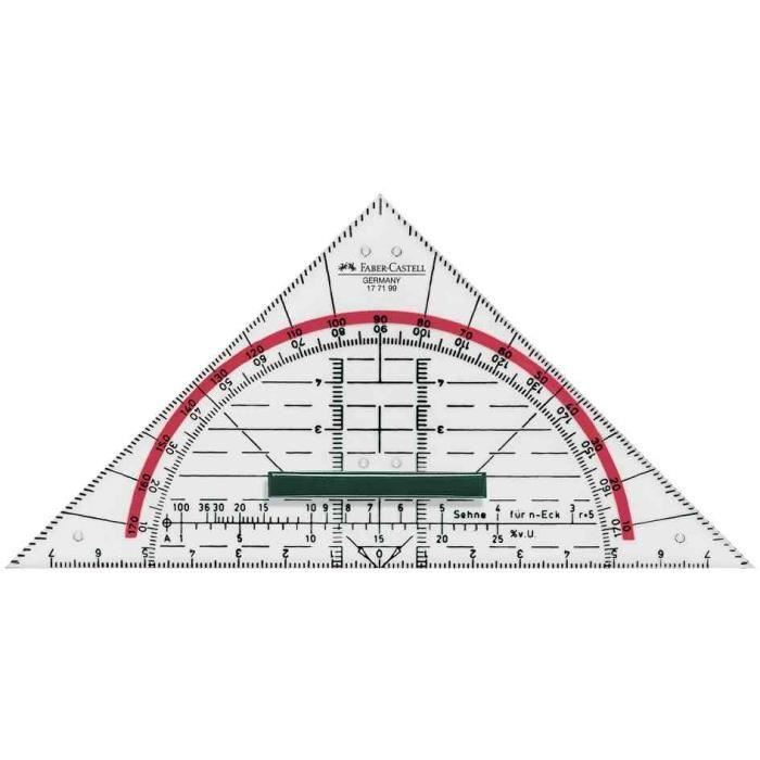 Equerre Rapporteur BK 1 Avec Poignée Hypothénuse