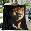 3D Lion Printed Blanket Picnic blanket blankets for beds Flange Warm blanket Home travel blankets bed linings birthday gift
