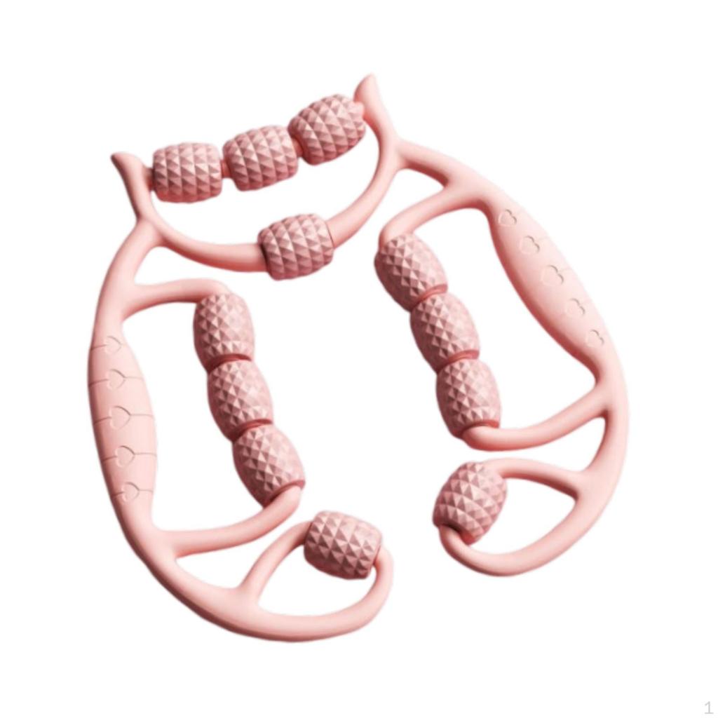 12 Wheel Leg Massage Roller, Muscle Equipment, Ergonomic Gripper, Deep Tissue for