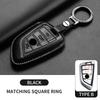 Genuine Leather Auto Smart Key Fob Cover Case Housing Fit For Bmw X1 X3 X5 X6 X7 1 3 5 6 7 Series G20 G30 G11 F15 F16 G01 G02 F48 Keyless Key Fob