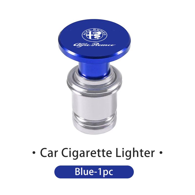 2026 Hot Sticker For Alfa Romeo Universal Car Aluminum Eject Button Cigarette Lighter Cover Giulietta 940 2010-2014 2015 2016 20