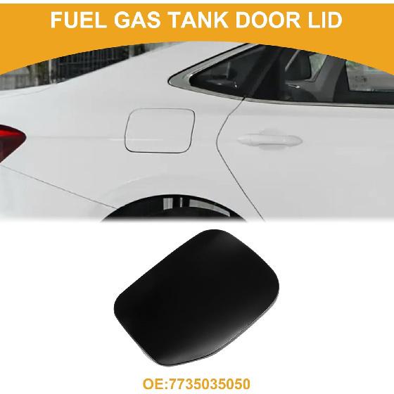 Fuel Tank Door Cap for Toyota 4Runner 2003-2009 Fuel Filler Flap Cover Clip Type No.7735035050 Black Metal Fuel Filler Door Gas Cap