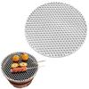 Round Barbecue Net Food Grade BBQ Charcoal Food Rack Easy To Clean BBQ Mesh Grate  Picnic