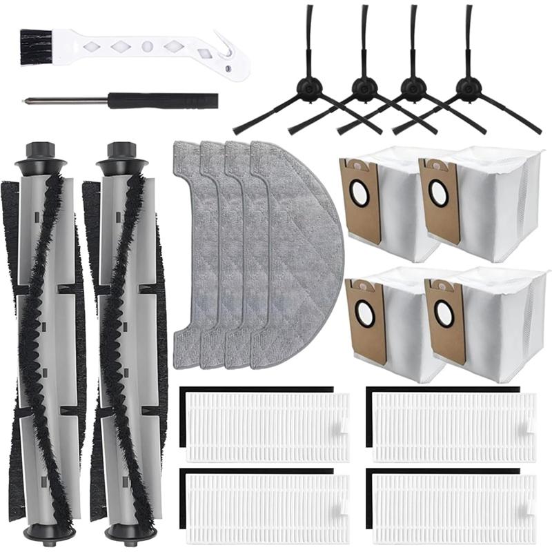 A65T-Complete Replacement Accessories Kit For HONITURE Q6 Pro, AIRROBO T10+ , Neabot N2 Robot Vacuums