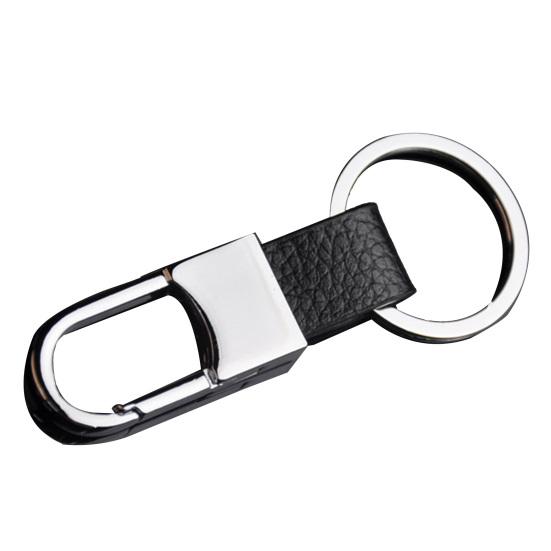 Men Fashion Simple Cool Faux Leather Strap Keyring Keychain Key Chain