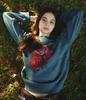 CHANCECHANCE Flower Knit Sweater(Green)