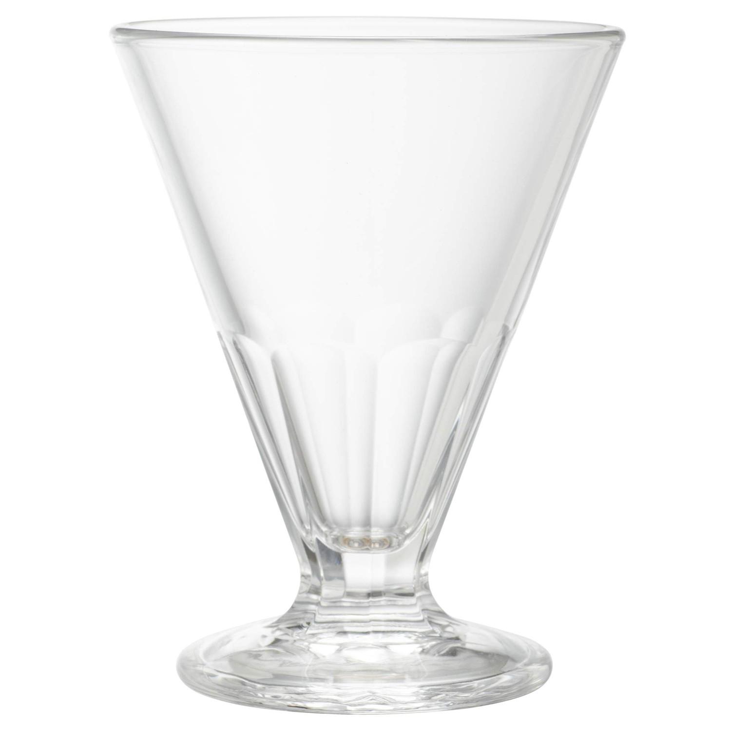 Toyo Sasaki Glass Parfait Made in Dishwasher with Glass, 215ml, Japan, Safe, Sundae/Dessert Glass, Stem, P-02203