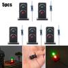5 Pcs  20mm LEDs Made Green/Red Dwarf Signals 2 Aspects