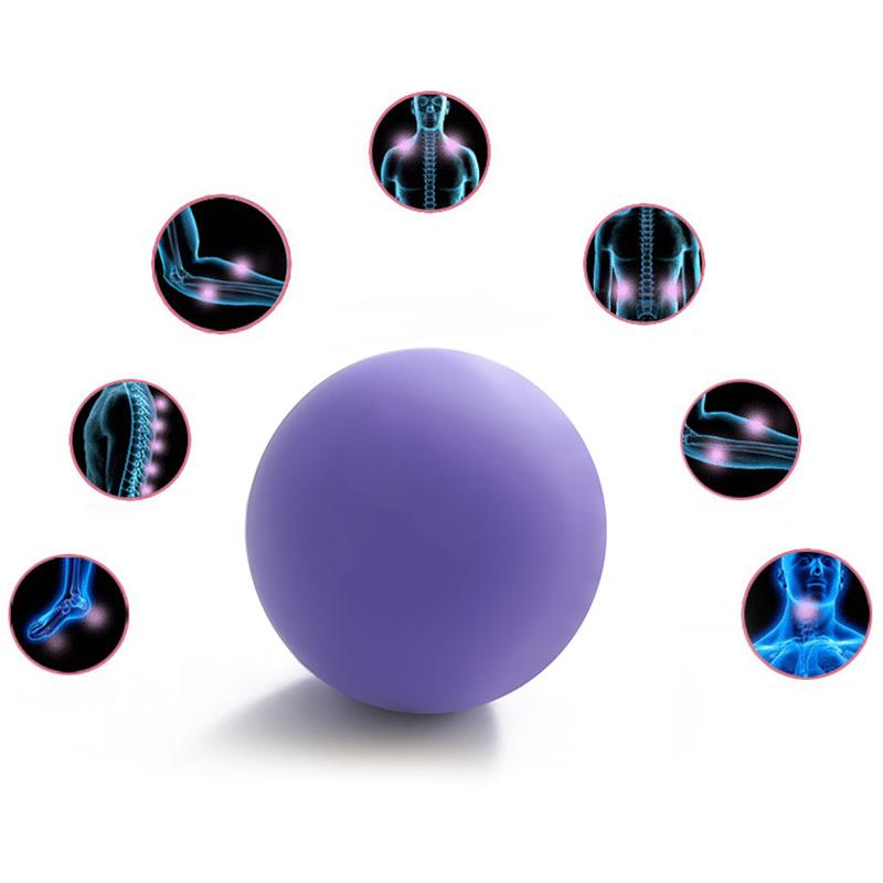 

Массажный мяч для йоги, фасции, резиновый, круглый, массажер для ног, для расслабления мышц, для всех возрастов, синий фиолетовый