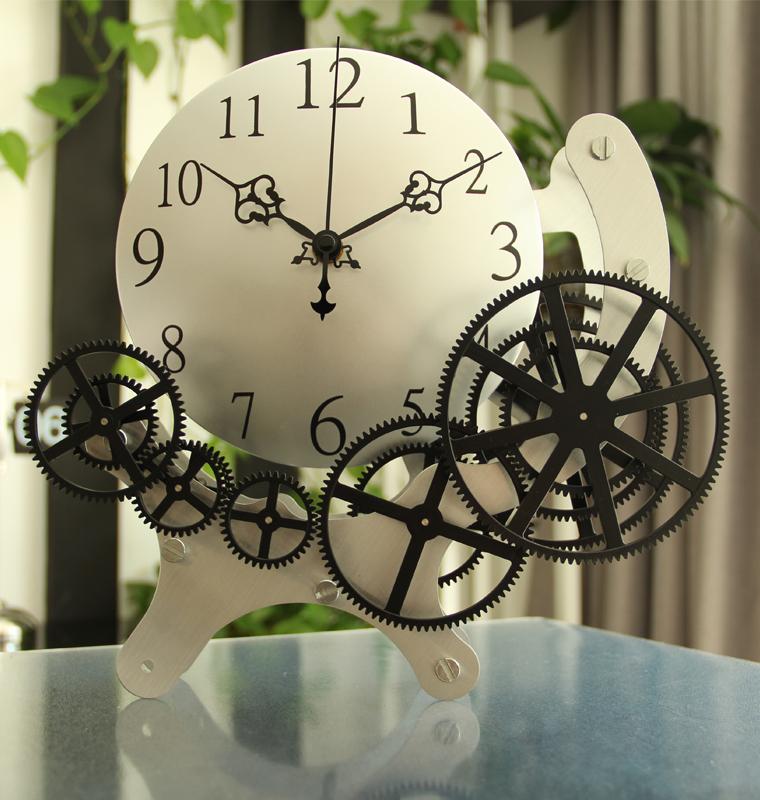 Creative Gear Pendulum Clocks Wall Home Decor Silent Bedroom Metal Large Wall Clock Living Room Orologio Da Parete Gift Ideas