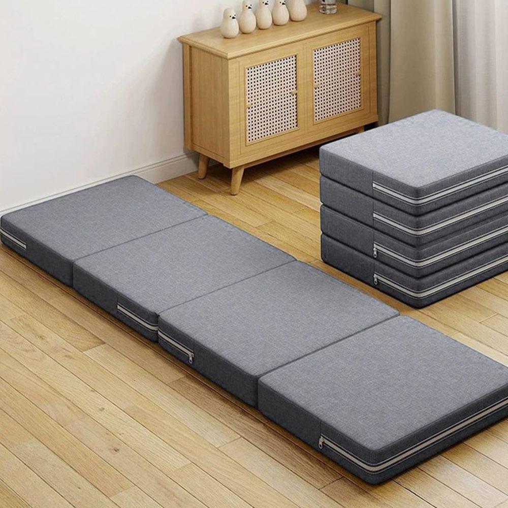 Comfort Memory Foam Sponge Mattress Foldable Design Removable Cover Memory Foam Mattress Student Rest Tatami Office Use Supplies