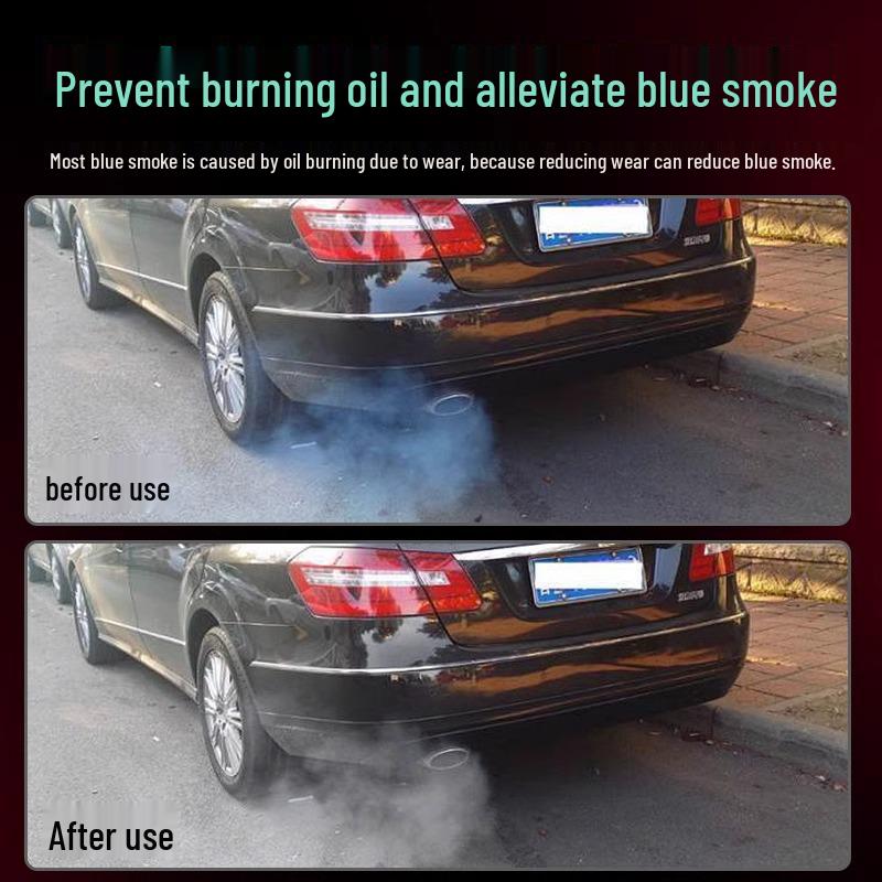 Car Engine Restorer & Protector: Anti-Wear Oil Additive for Blue Smoke, Noise, Vibration & Oil Burning Reduction.