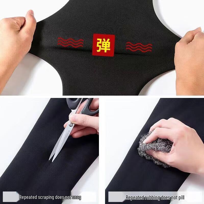 LangSha Women's Fleece Lined Wool Blend Thermal Leggings