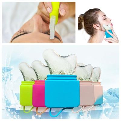 Gua Sha Silicone Roller Viso Ghiaccio Terapia Fredda Lifting Contorno Stampo Cubetti Ghiaccio Bellezza Alleviare Gonfiore