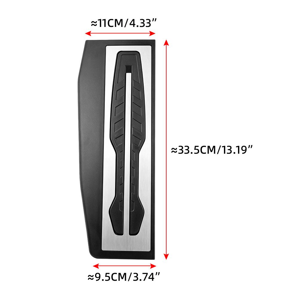 Car Foot Rest Pedal Cover for BMW 3 Series F30 20012 - 2016 2017 2018 LHD Dead Pedal Stainless Steel Pad Protector Acccessories