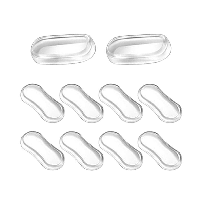 

Подушка для сиденья унитаза Мягкая резина Клейкая основа для тихого закрывания Снижение шума Универсальные аксессуары для ванной комнаты 1