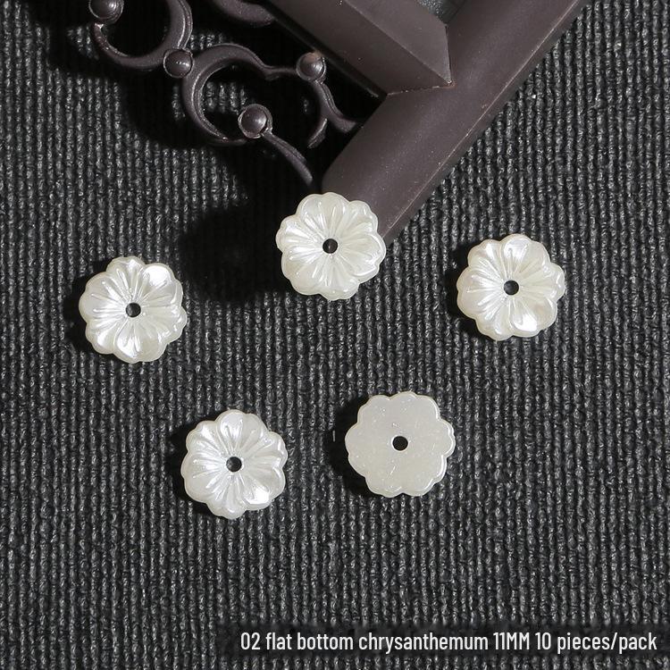 DIY sada dětských vlasových doplňků: ABS perla, Akrylový květ, Lístky lilie a chryzantémy