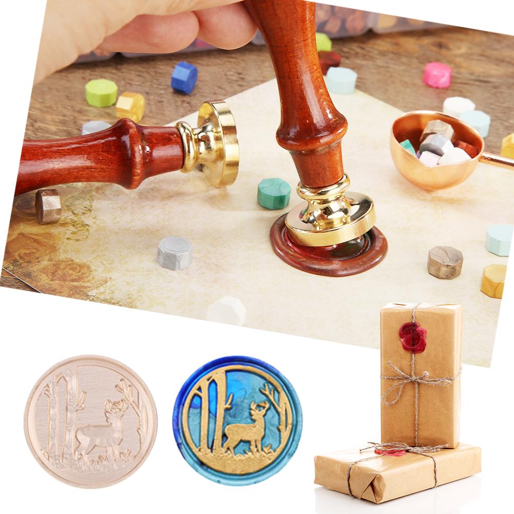 Sprookjes Zegellak Stempelkop Vuurverf Antieke Stempels Vervangkoppen voor Bruiloftsuitnodiging Scrapbooking Kaart DIY Decor