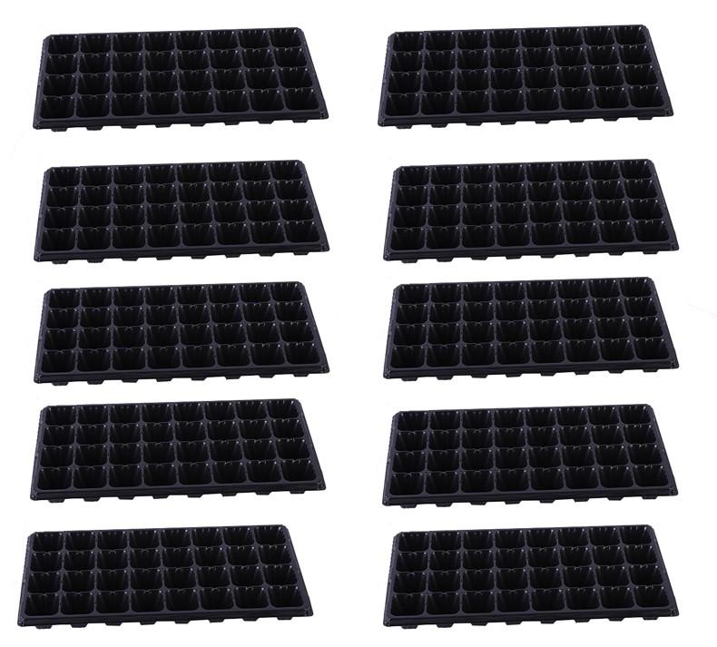 

32 Cells Seedling Trays- Plastic Gardening Germination Trays чёрный