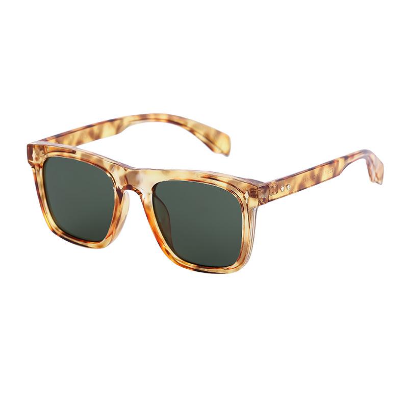 JYL TS Men's Retro Square - Outdoor UV-Protective Trendy Sunglasses ZS-98134