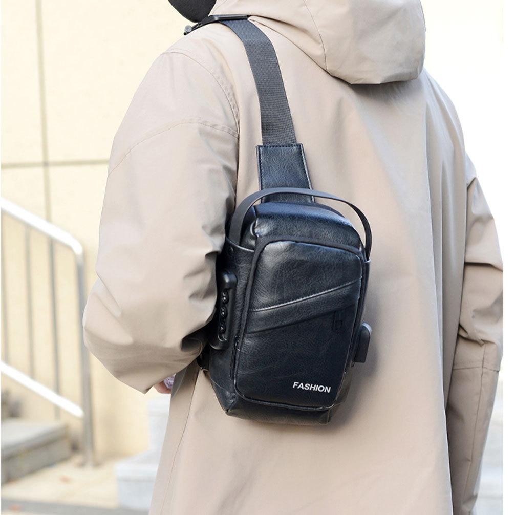 Anti-splashing Chest Bag Crossbody Bag Men's Sports Shoulder Bag Chest Crossbody Backpack