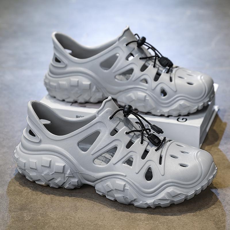 

MAEDEF Men Sandals Summer Shoes for Men Beach Slippers Breathable Light EVA Clog Garden Shoes Sandals Comfortable Mens Slippers 43 светло-зеленый