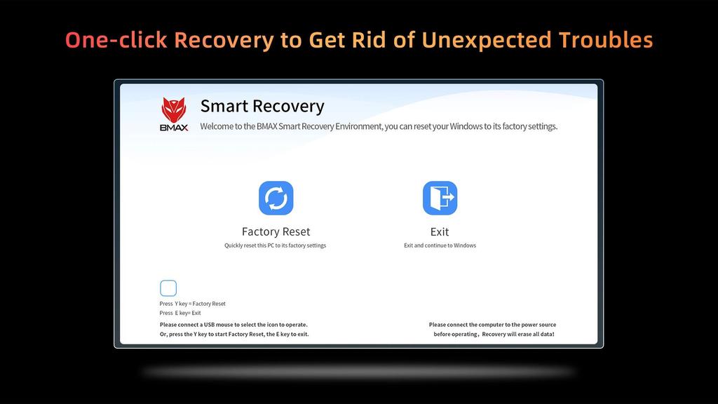 BMAX B8A Puissance AMD Ryzen 7 PRO 8845HS Processeur AMD Radeon 780M 32G 1 To SSD Windows 11 Pro WiFi Bluetooth USB HDMI Type-c