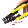 8" 4-in-1 Multifunctional Wire Stripper Plier 0.6-1.3mm Terminal Crimping Plier Copper Nose Crimping Terminals Electrical Clamp