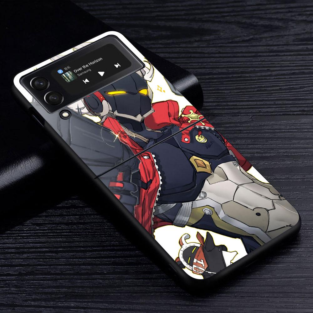 Billy the Kid Zenless Zone Zero Case for Samsung Galaxy Z Flip4 Flip3 5G Hard Phone Shell Z Flip 4 3 Black Zflip4 Zflip3 Cover