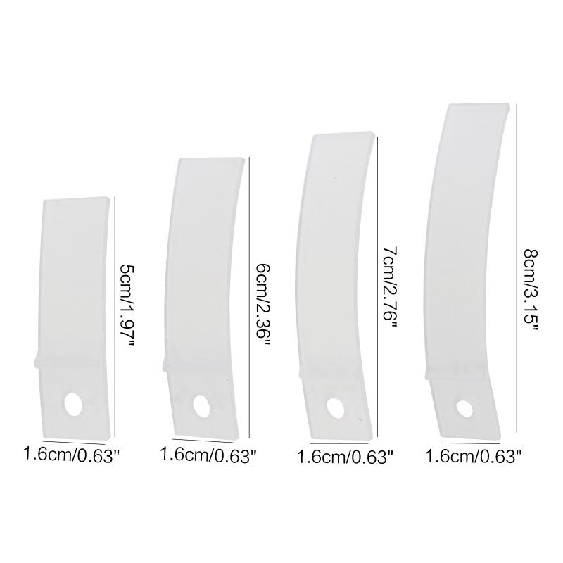 10 Pcs Non Slip Drawer Stops Clear PVC Plastic Dresser  Drawer Stoppers Drawer Bottom Repair Fixing Tool Durable