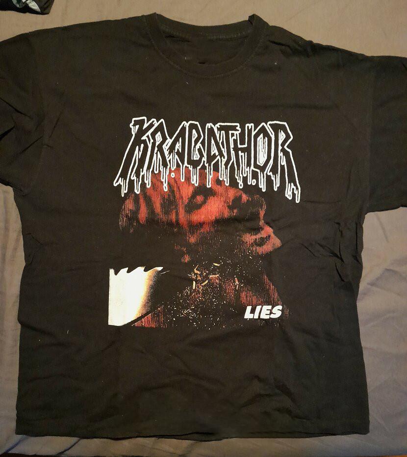 KRABATHOR Band Lies Album Unisex Cotton T-Shirt SB233 Unisex T-Shirt L