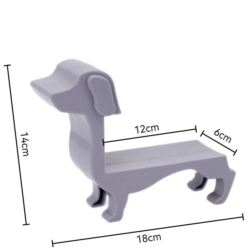 Dachshund Wine Bottle Holder Solid Color Wine Bottle Support Holder Decoration Rack Cute Home Decoration