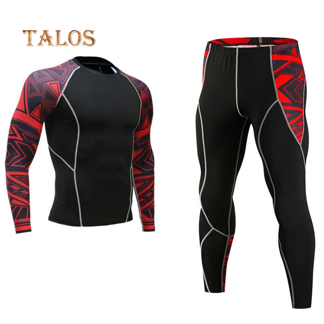 Мужская спортивная одежда TALOS, для тренировок S красный