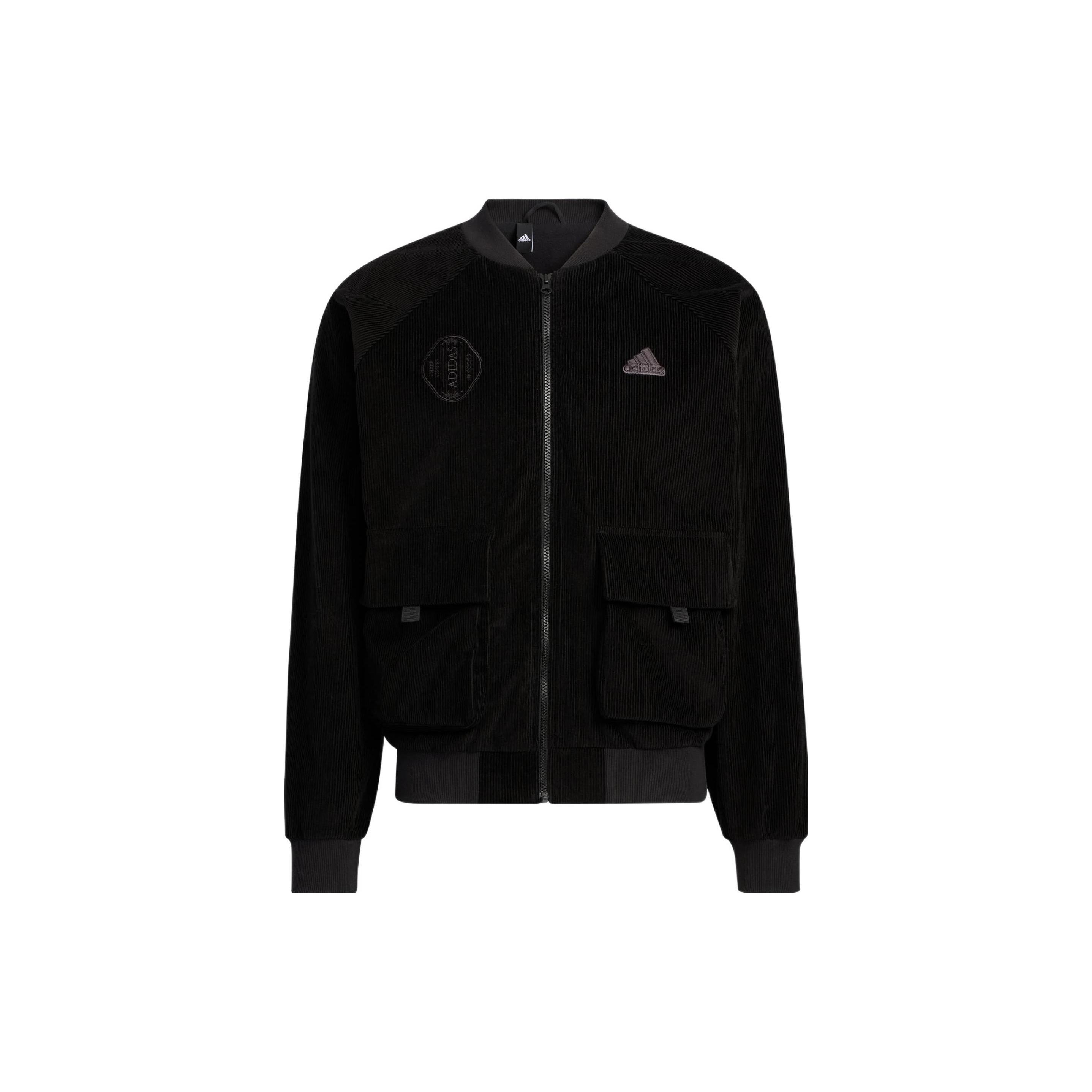 adidas St Cord Woven Jacket Black Men s HR4445 M