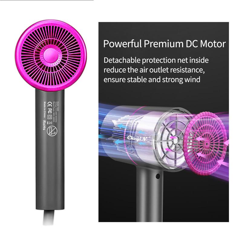 1800W Hairdryer with Heat Setting Blow Dryer High Power Negative Ionic  Hair Blower Professional Salon Hair Dryer