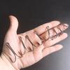 50Pcs/Box Mix Treble Fishing Hooks Kit Treble Hooks Fishhook For Artificial Hard Bait Bass Trout Saltwater Triple Fishing Hooks