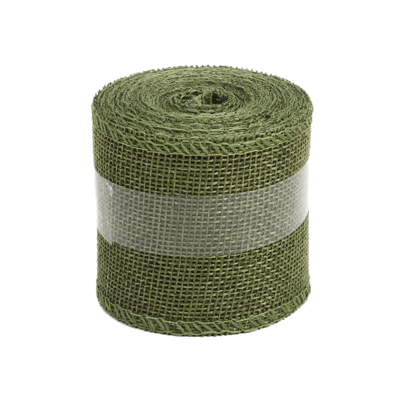 5M/Roll Burlap Ribbon 6cm Colorful Natural Jute Ribbon Jute Fabric Trims Ribbon for DIY Christmas Wrapping Crafts Wedding Decor