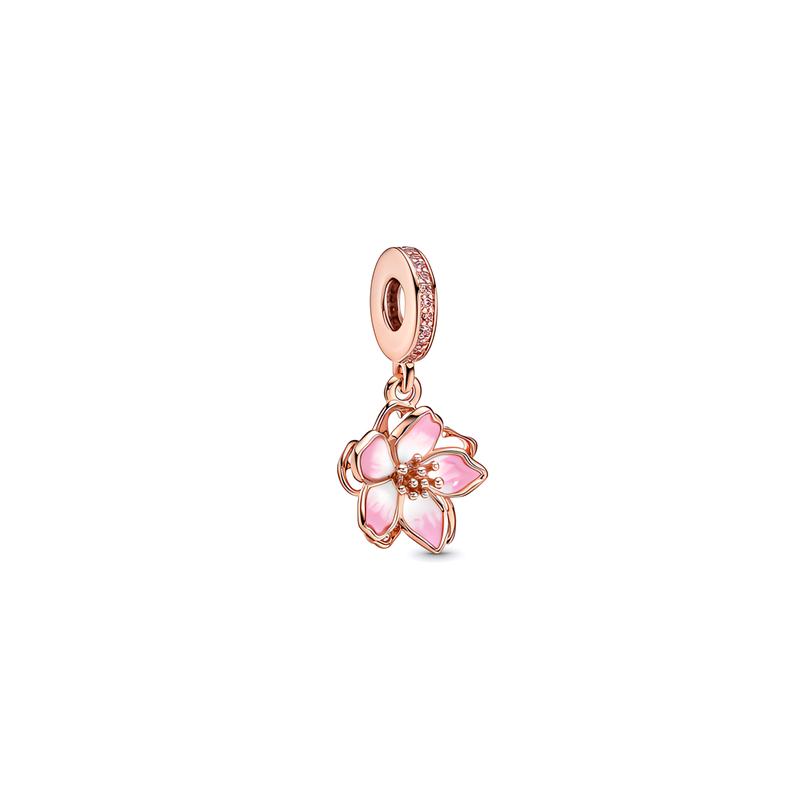 Pandora MOMENTS Fashionable, Versatile and Exquisite Sakura Charm Women s Rose Gold 780667C01