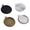 20 Stück 16mm Innenmaß Einfache Anhänger Cabochon Leere Basis Fassung Lünette Tablett DIY Schmuckherstellung Zubehör Komponenten
