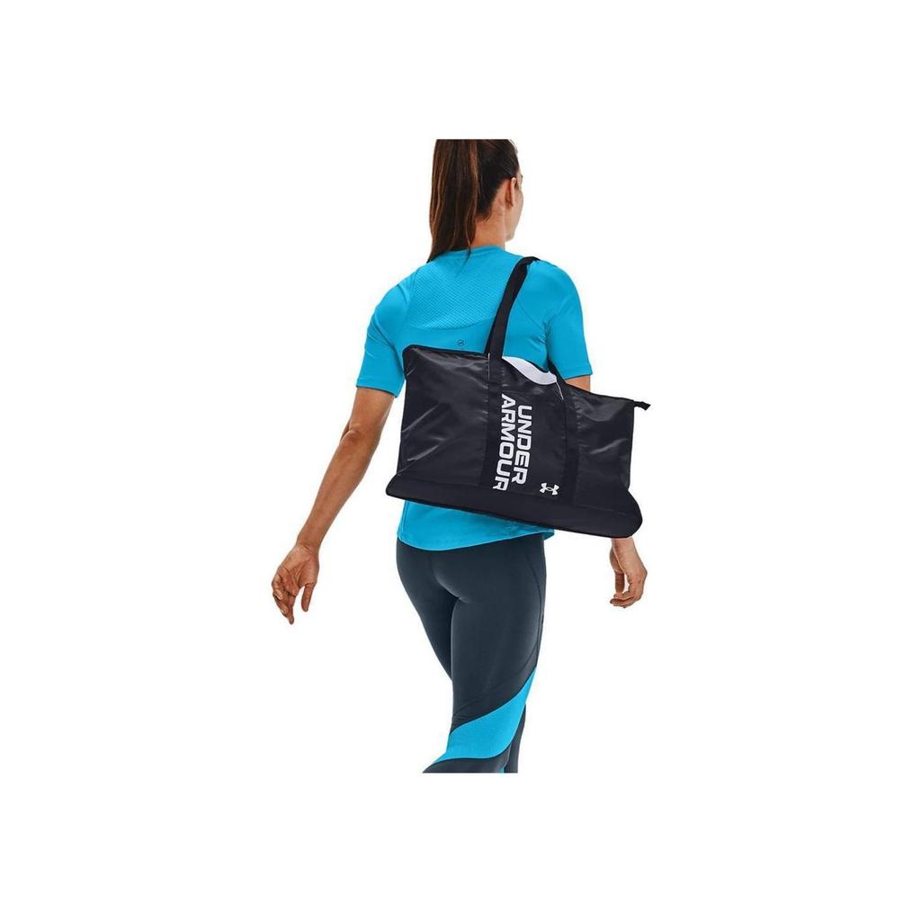 New Under Armour Nylon Fabric Tote Bag Shopping Bag Handbag Regular Women's Black 1352121-002