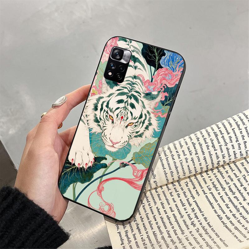 

Phone Case For Xiaomi Redmi note 14 Pro 14 13 12 11 10 Pro 14S 12S 11S Redmi 14C 13C 10 Tiger Art Redmi 13C
