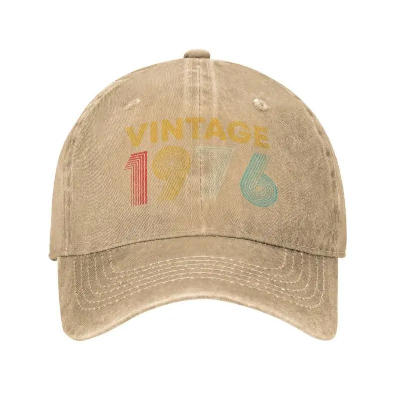 The best product for you Mode Unisex Katoen Vintage 1976 47 Jaar Oud Geboren in 1976 Baseballpet Volwassene 47e Verjaardagscadeau Verstelbare Papa Pet Outdoor Adjustable